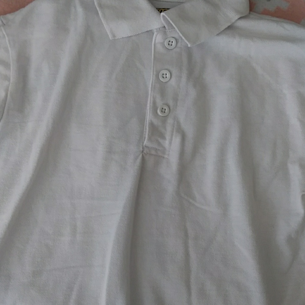 White polo shirt